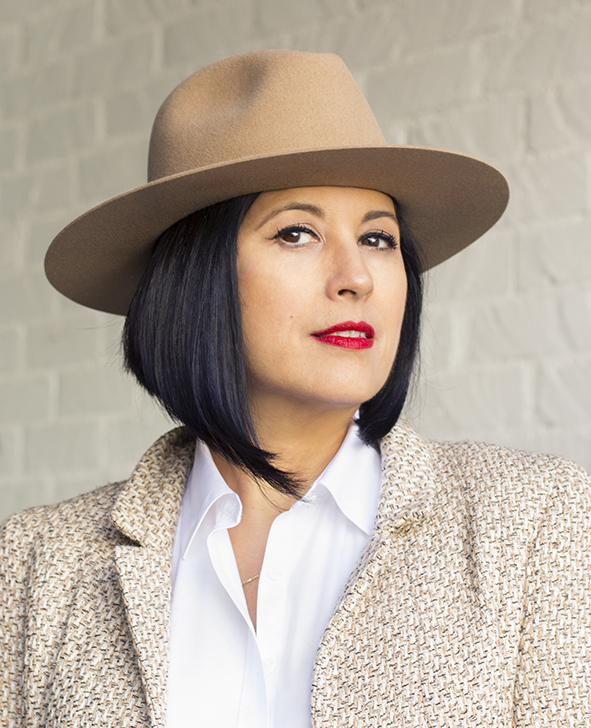 La diseÃ±adora Gladys Tamez
